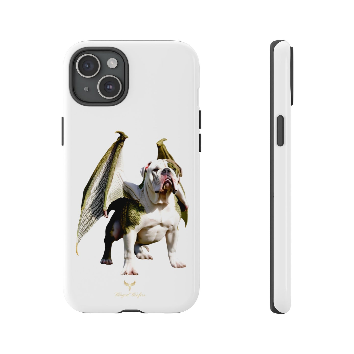 English Bulldog Dragon Phone Case - Tough & Unique Design