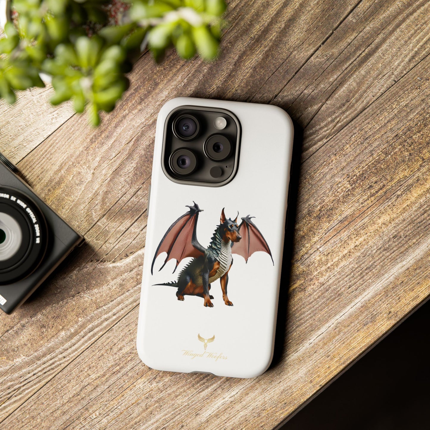 Mythical Doberman Pinscher Dragon Phone Case - Tough & Stylish Protection