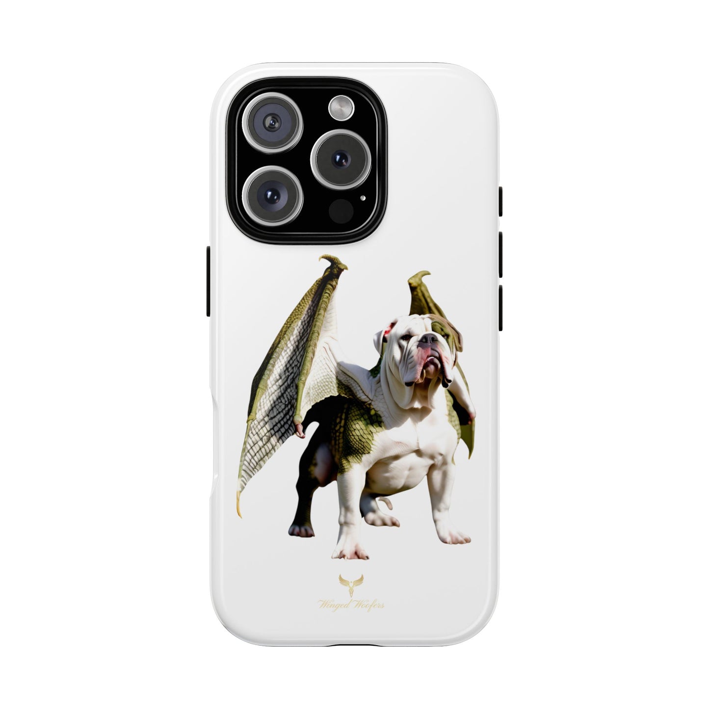 English Bulldog Dragon Phone Case - Tough & Unique Design