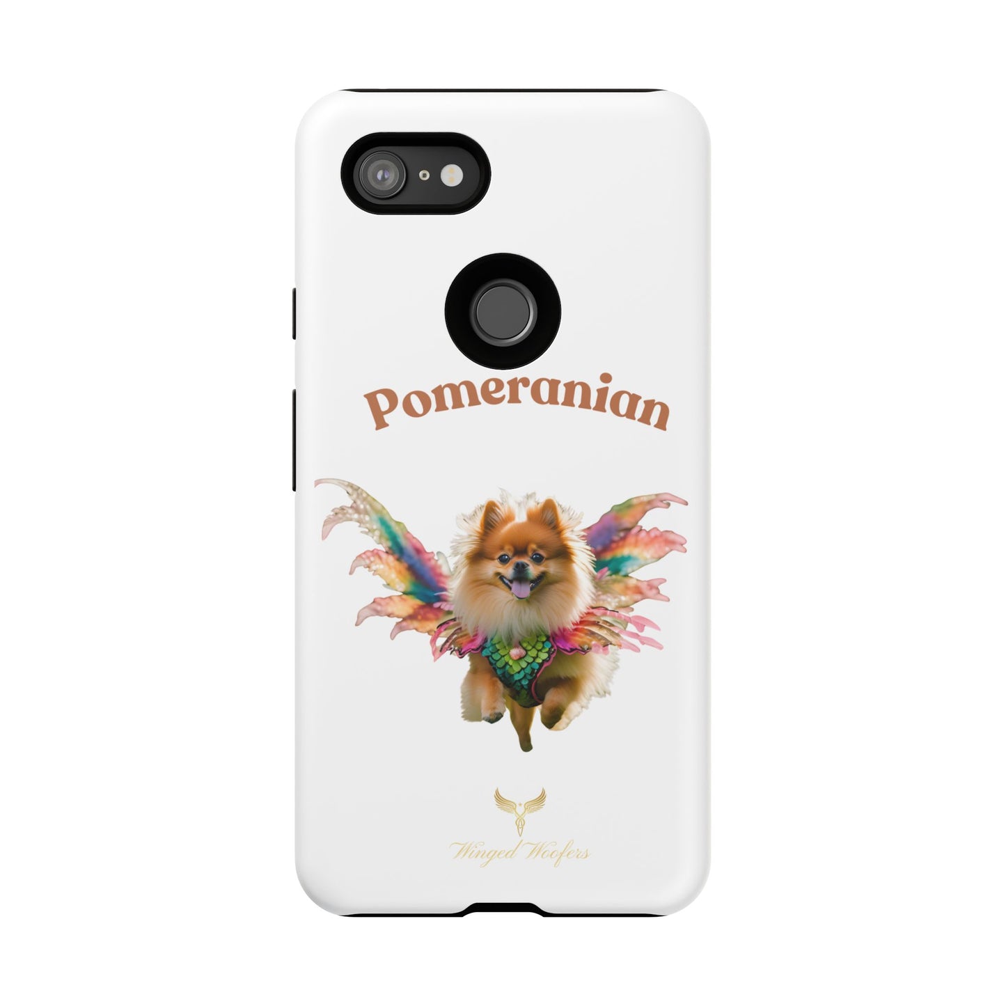 Pomeranian Winged Dog Phone Case – Cute Dog Lover Accessory