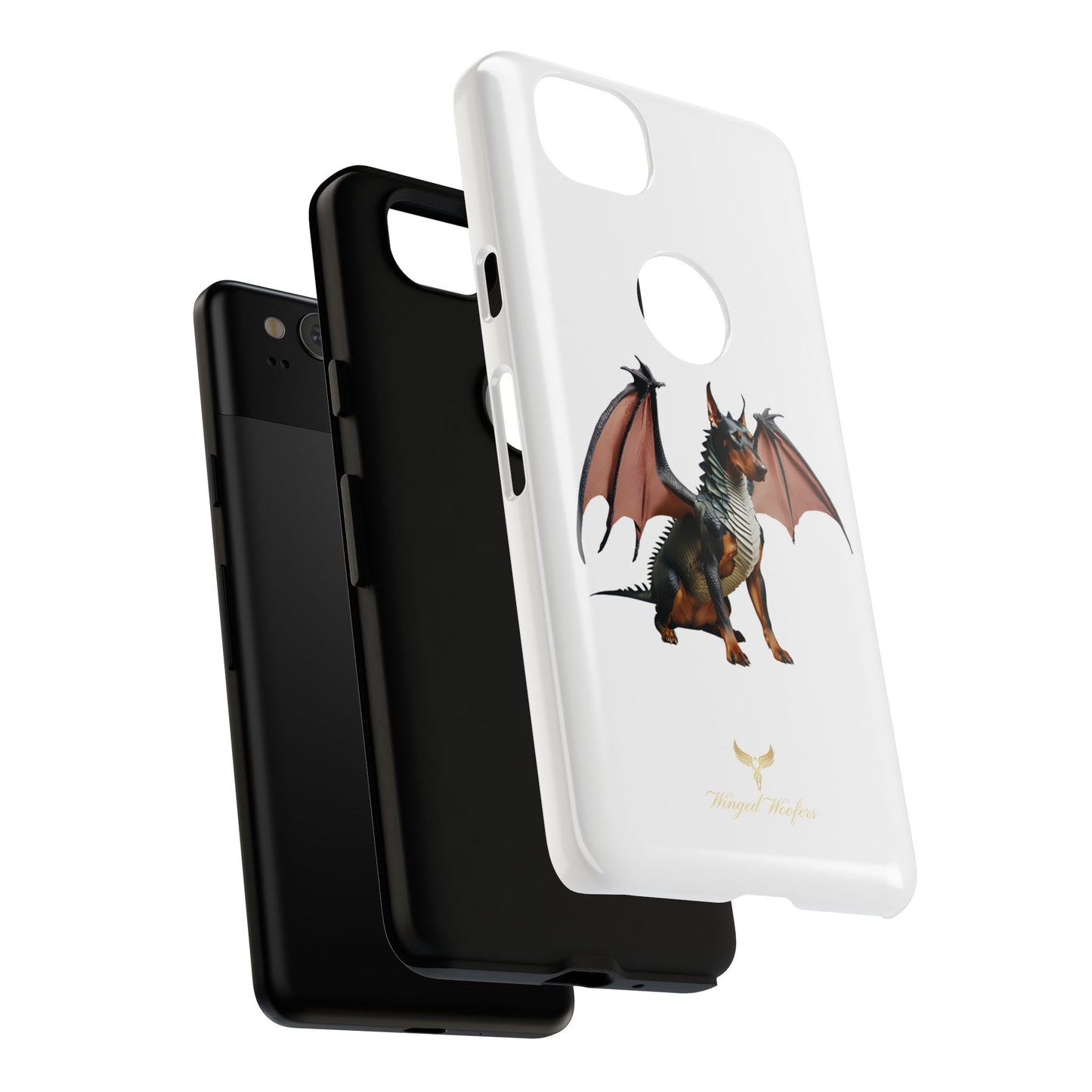 Mythical Doberman Pinscher Dragon Phone Case - Tough & Stylish Protection