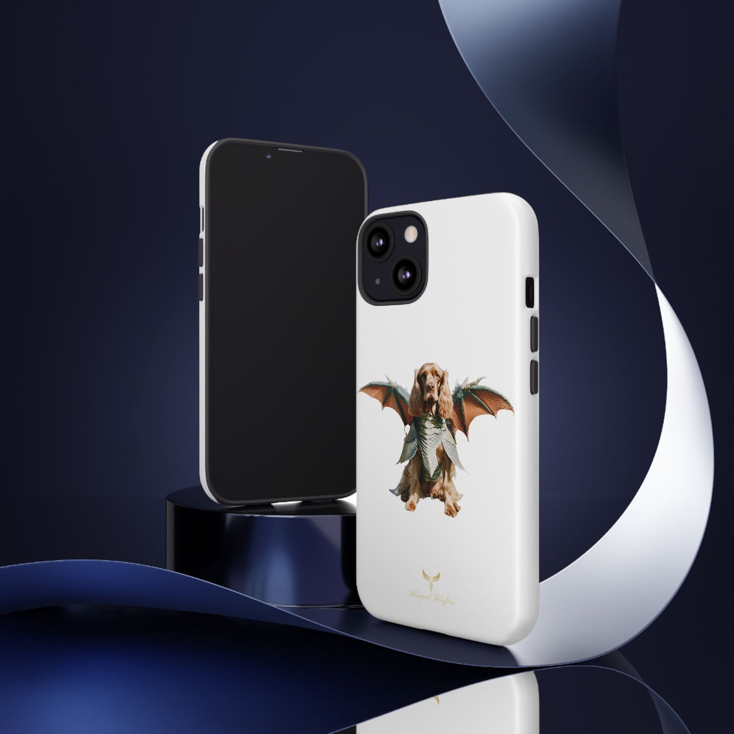 Dragon Wing Cocker Spaniel Dog Phone Case - Tough Cases for Pet Lovers