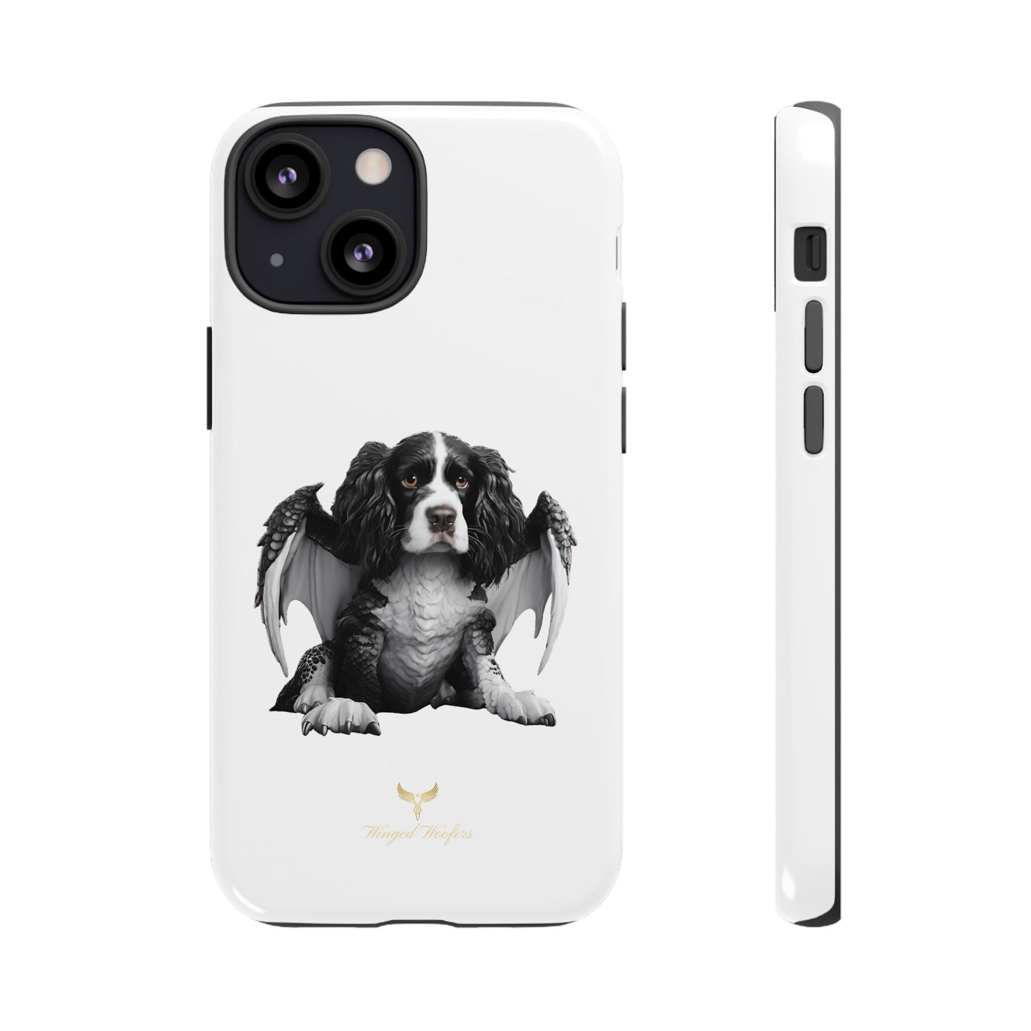 Springer Spaniel Puppy Dragon Winged Dog Phone Case - Tough Cases for Pet Lovers