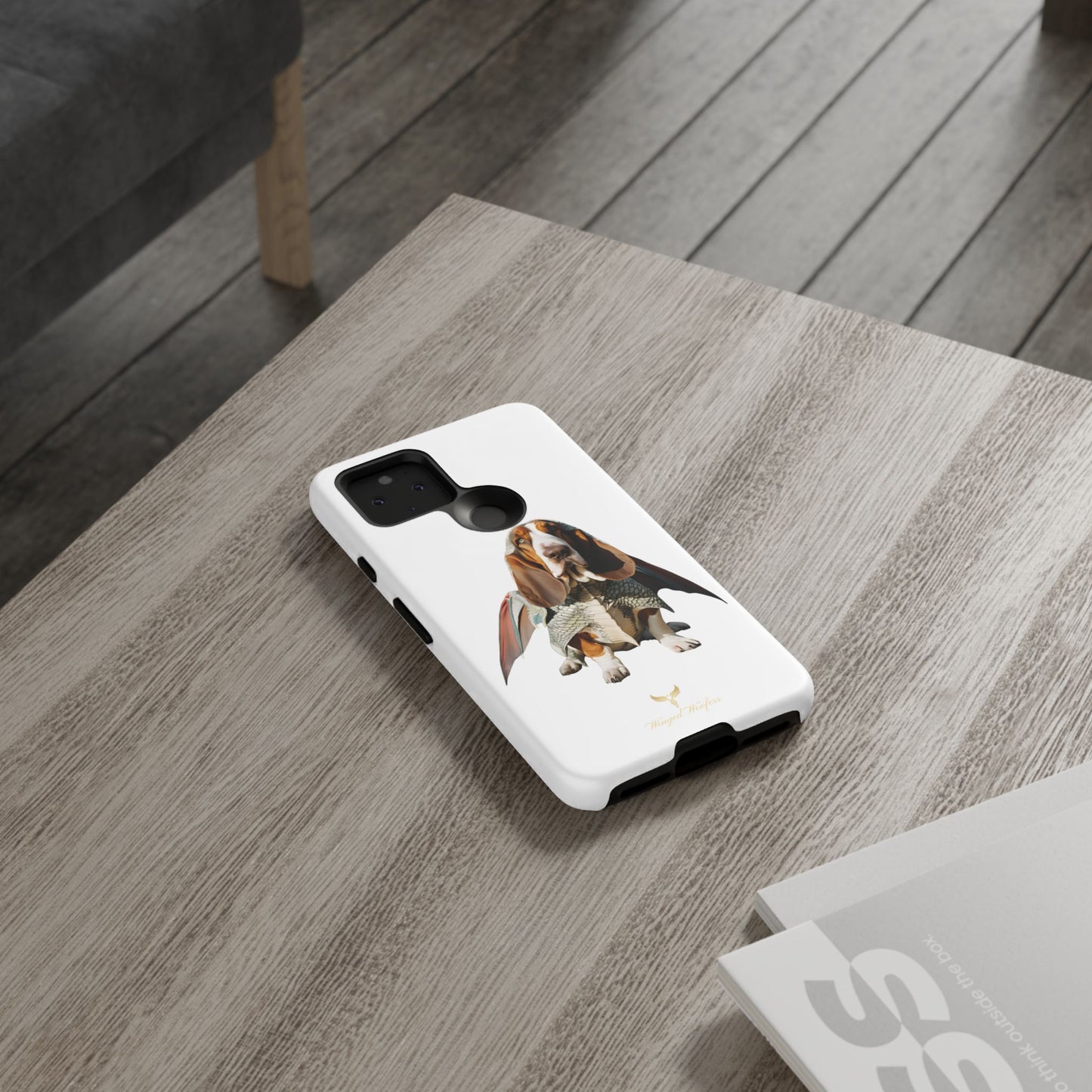 Whimsical Basset Hound Dog Phone Case - Tough Cases for Animal Lovers