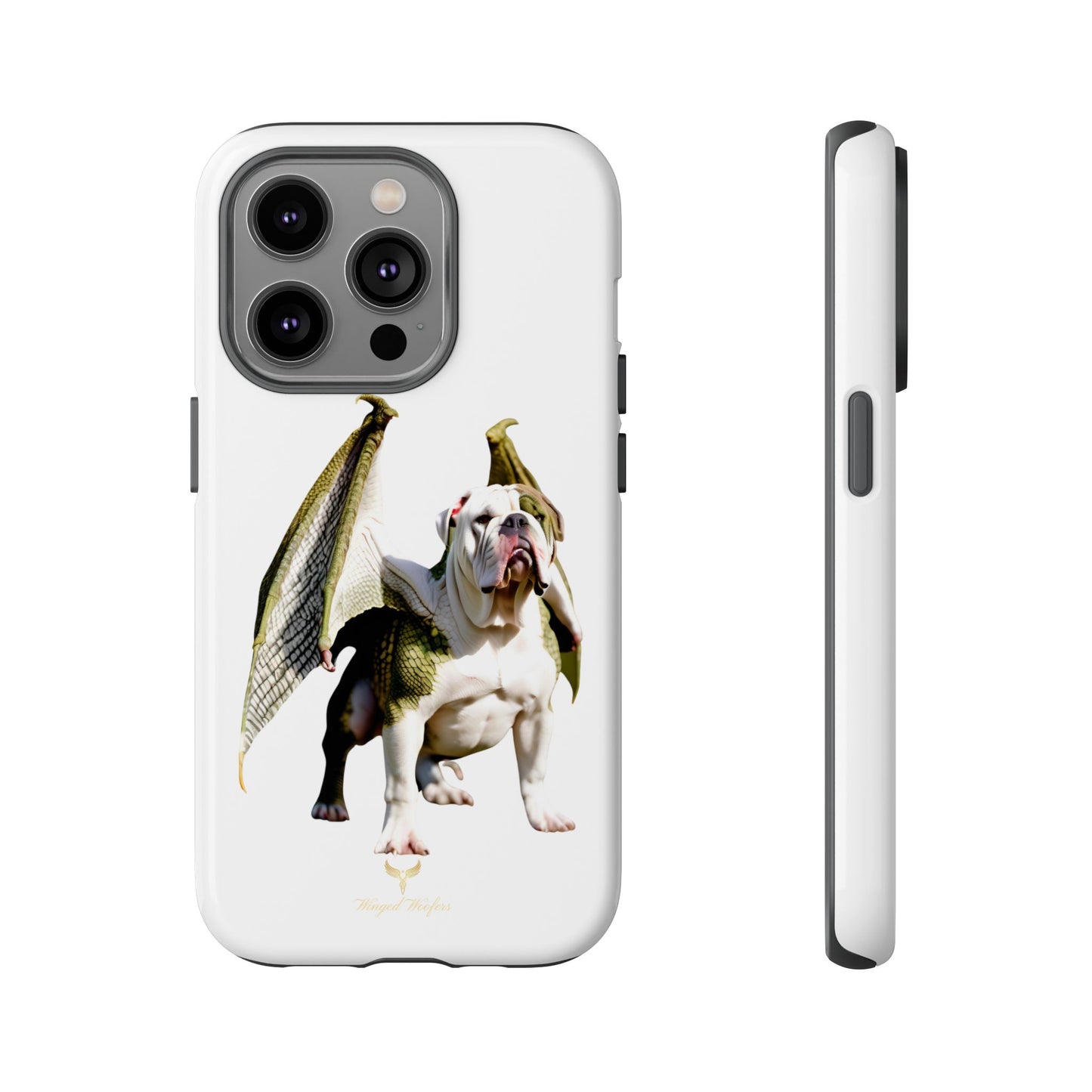 English Bulldog Dragon Phone Case - Tough & Unique Design