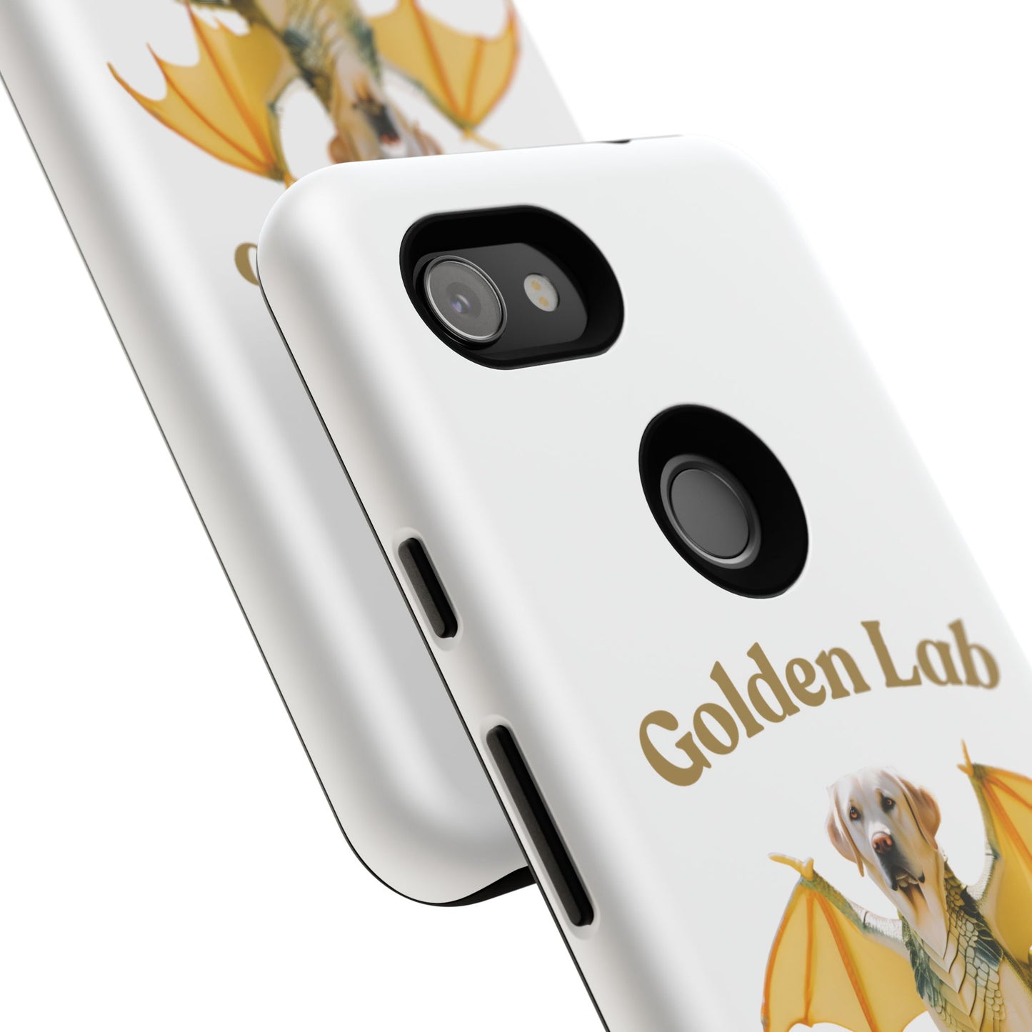 Golden Lab Dragon Phone Case - Tough Protection with a Fun Twist