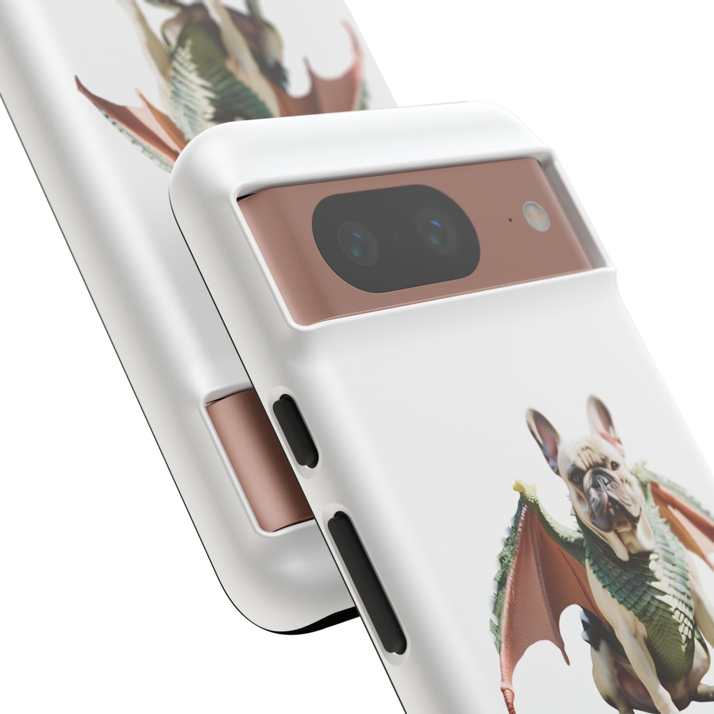 Fantasy French Bulldog Pet Phone Case with Dog in Wings Design