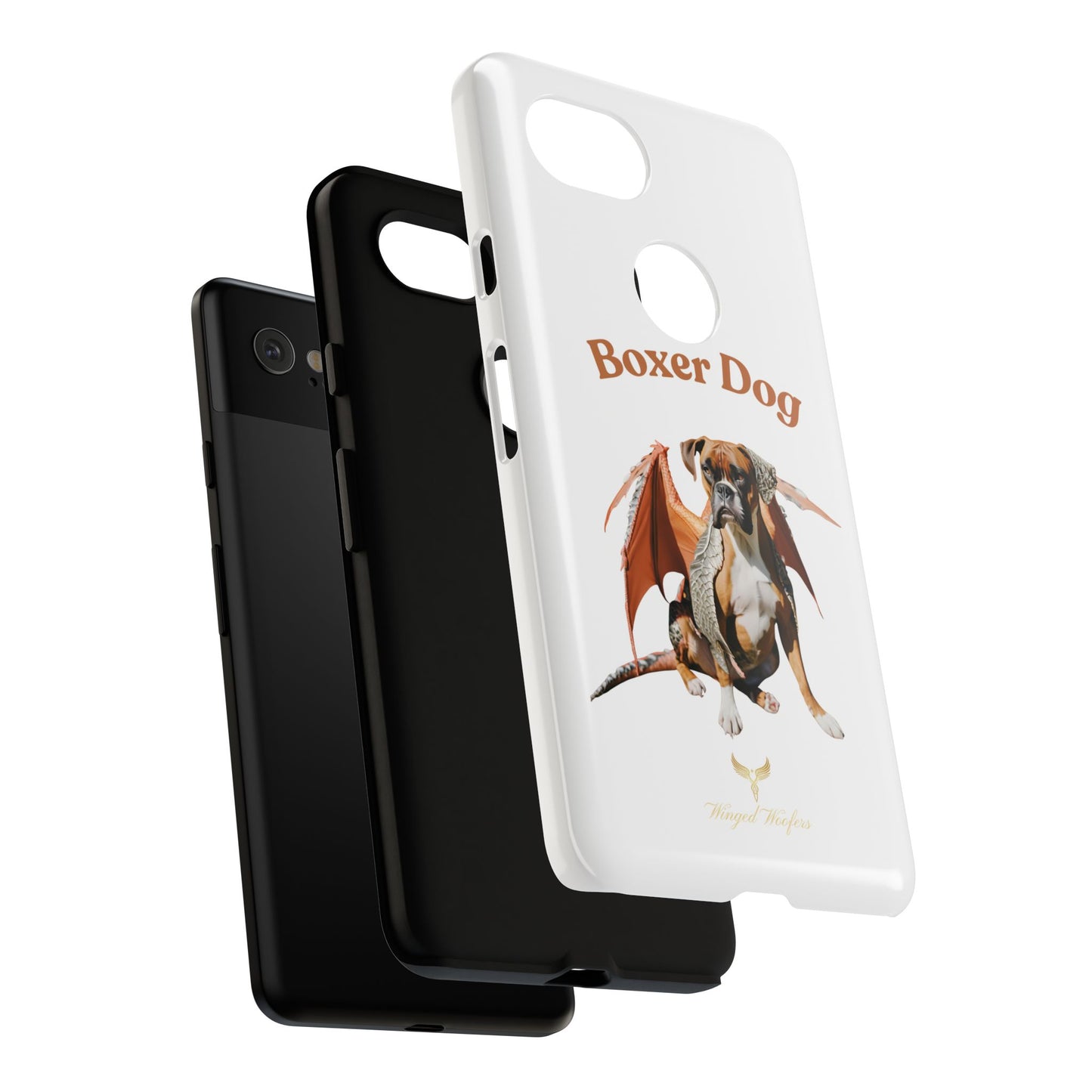 Boxer Dog Dragon Art Phone Case - Tough Cases