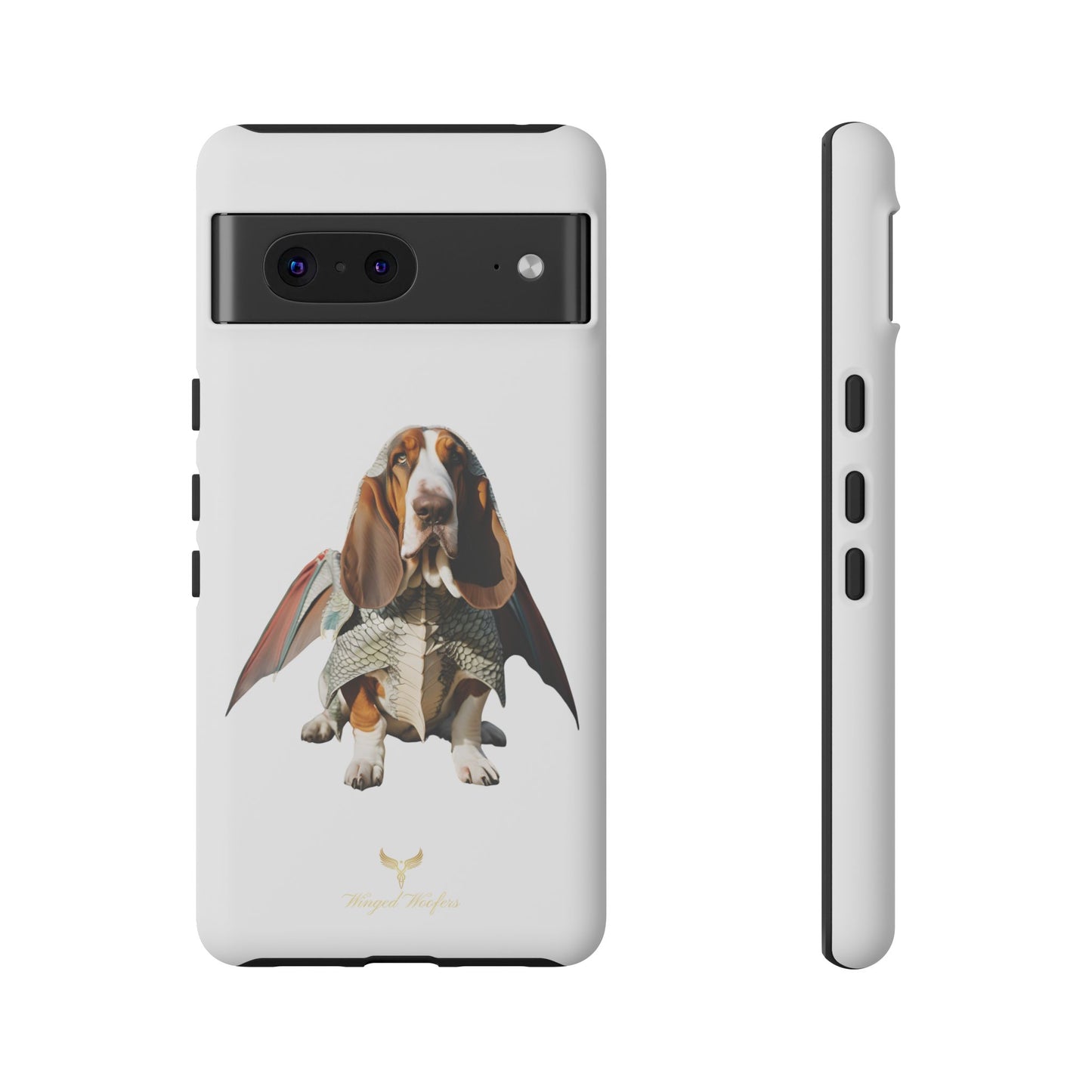 Whimsical Basset Hound Dog Phone Case - Tough Cases for Animal Lovers