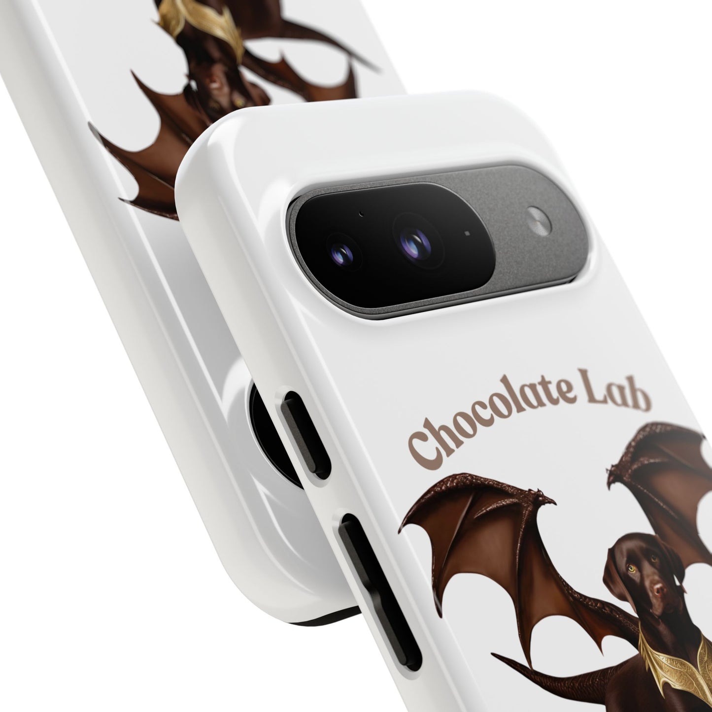 Chocolate Lab Dragon Phone Case - Tough & Stylish for Dog Lovers