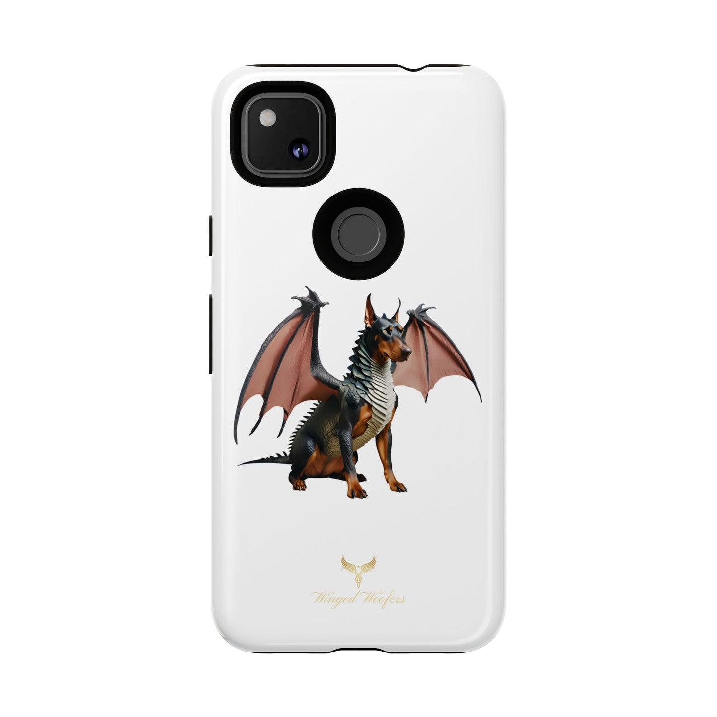 Mythical Doberman Pinscher Dragon Phone Case - Tough & Stylish Protection