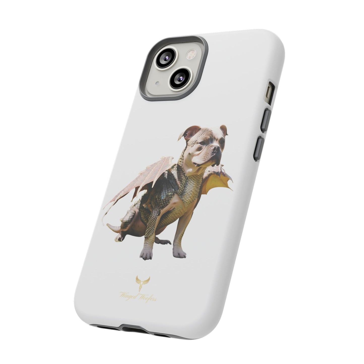 Staffordshire Bulldog Dragon Tough Phone Case - Unique Animal Design for Pet Lovers