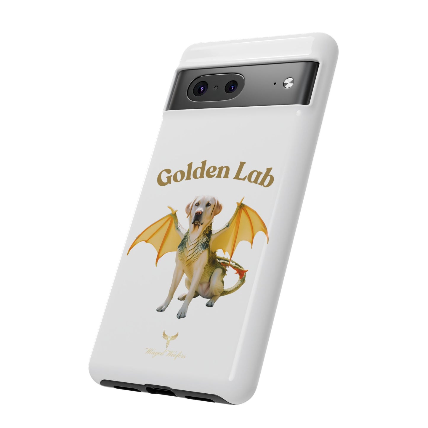 Golden Lab Dragon Phone Case - Tough Protection with a Fun Twist