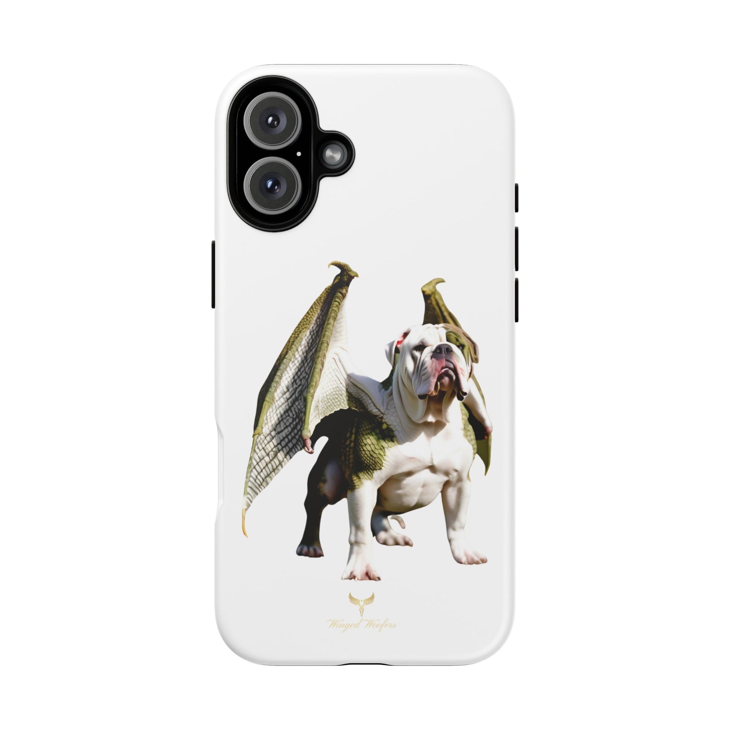 English Bulldog Dragon Phone Case - Tough & Unique Design