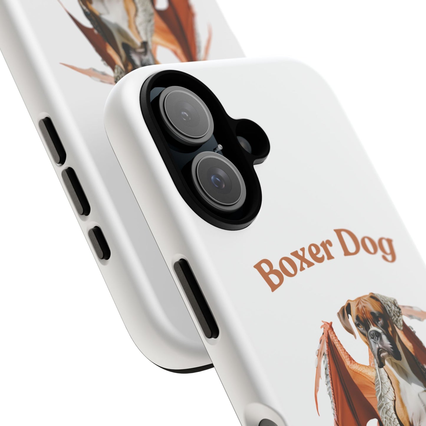 Boxer Dog Dragon Art Phone Case - Tough Cases