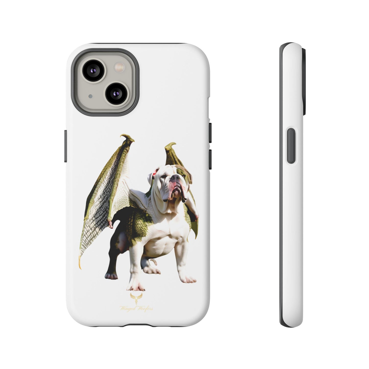 English Bulldog Dragon Phone Case - Tough & Unique Design