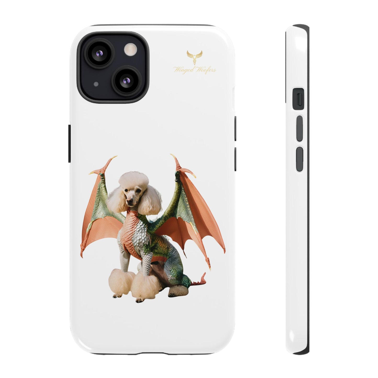 Unique Dragon Poodle Phone Case - Tough Cases for Pet Lovers