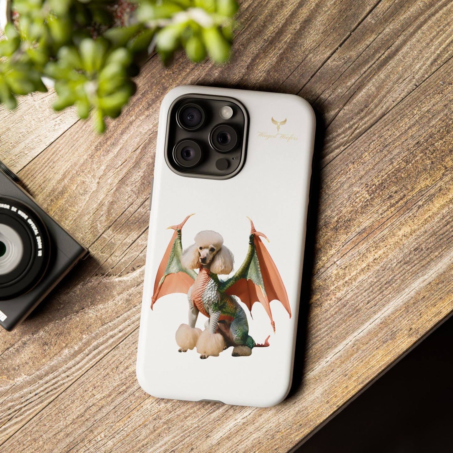 Unique Dragon Poodle Phone Case - Tough Cases for Pet Lovers