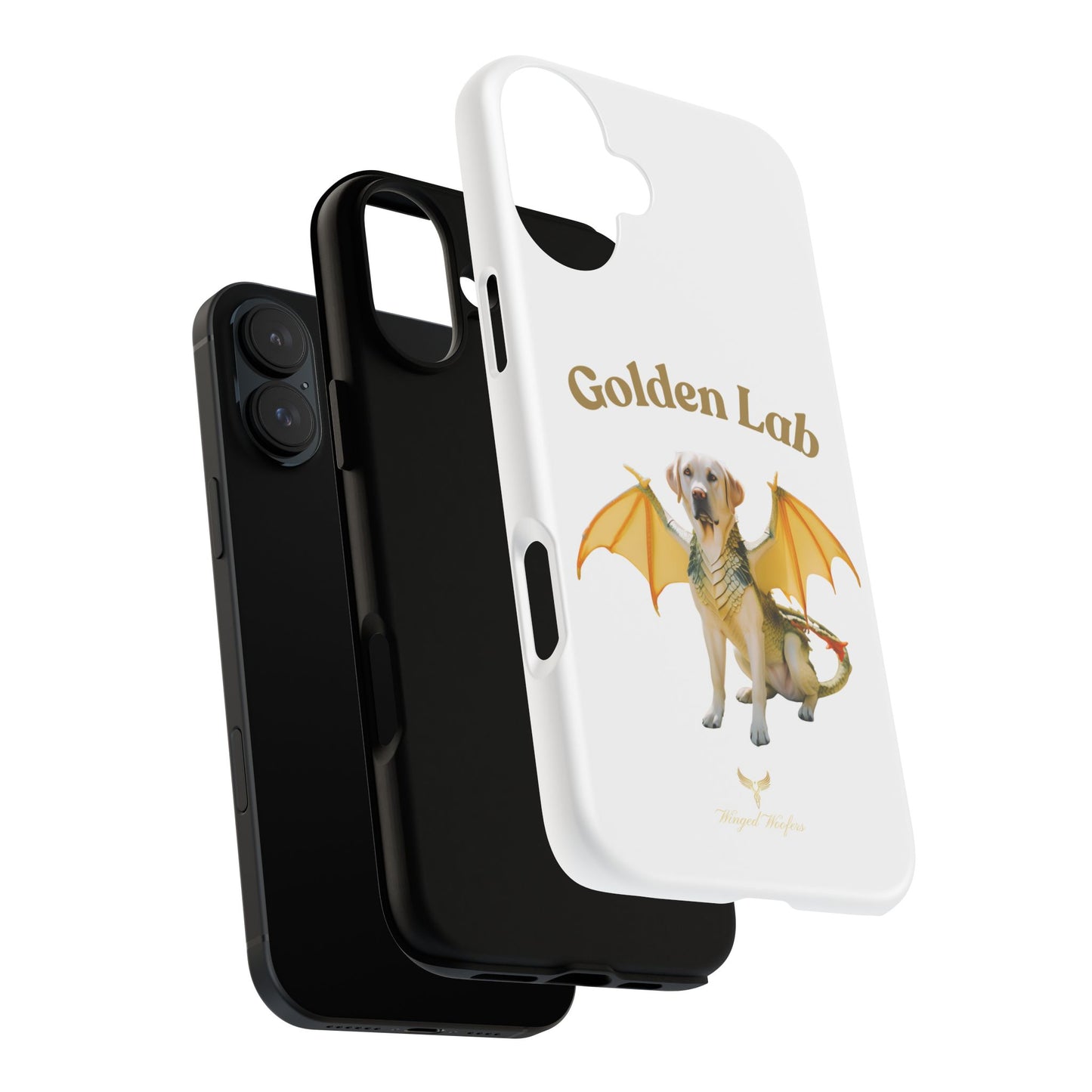 Golden Lab Dragon Phone Case - Tough Protection with a Fun Twist