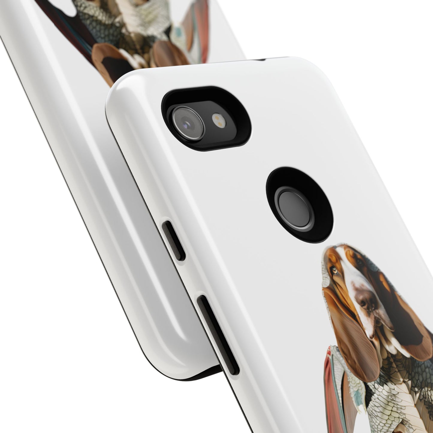 Whimsical Basset Hound Dog Phone Case - Tough Cases for Animal Lovers