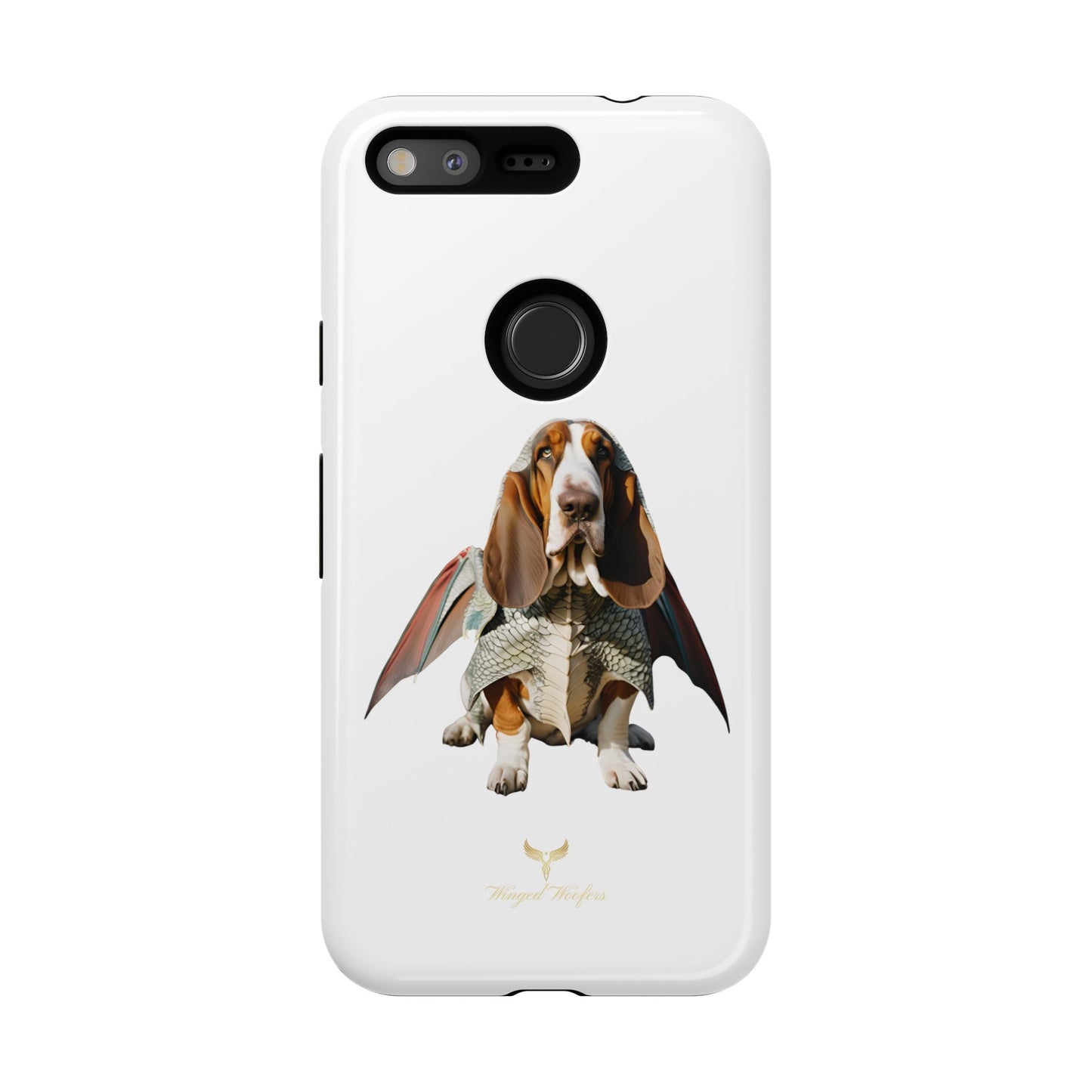 Whimsical Basset Hound Dog Phone Case - Tough Cases for Animal Lovers