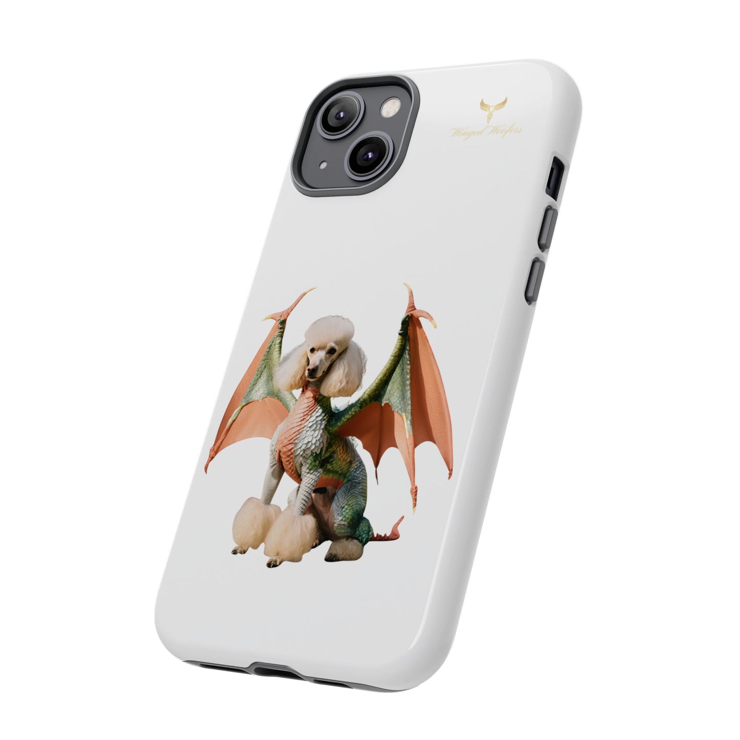 Unique Dragon Poodle Phone Case - Tough Cases for Pet Lovers