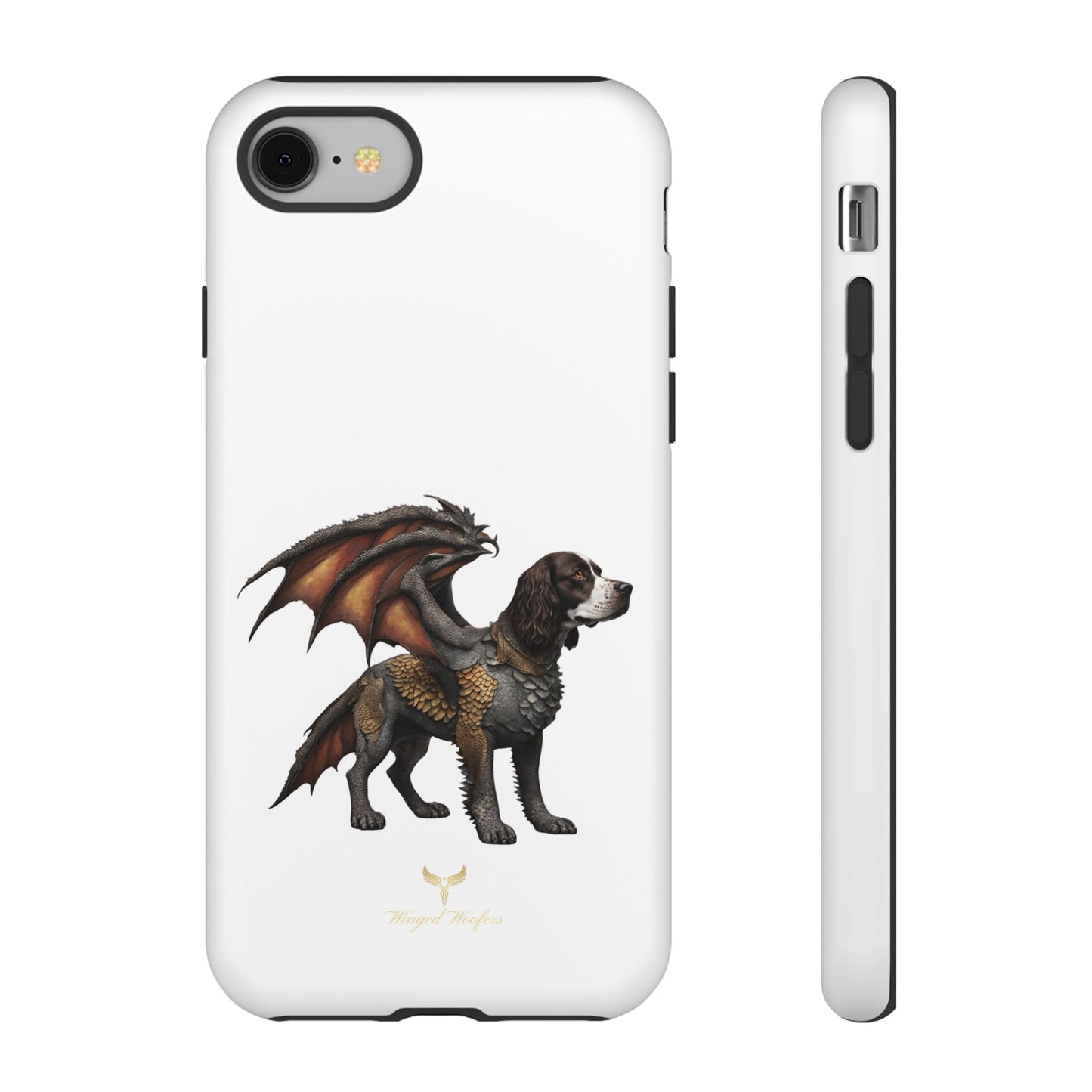 Fantasy Springer Spaniel as a Dragon Phone Case - Tough Cases for Pet Lovers