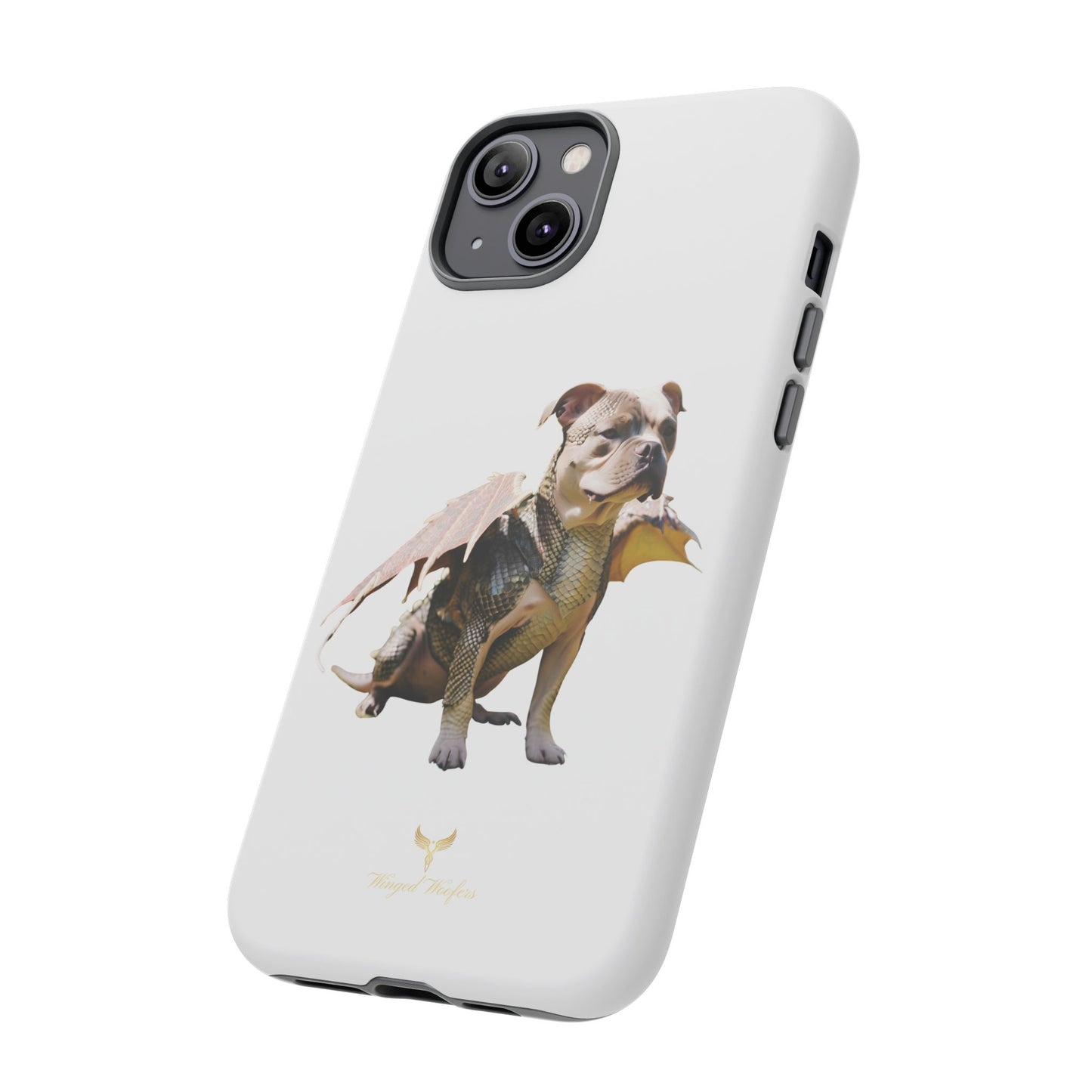 Staffordshire Bulldog Dragon Tough Phone Case - Unique Animal Design for Pet Lovers