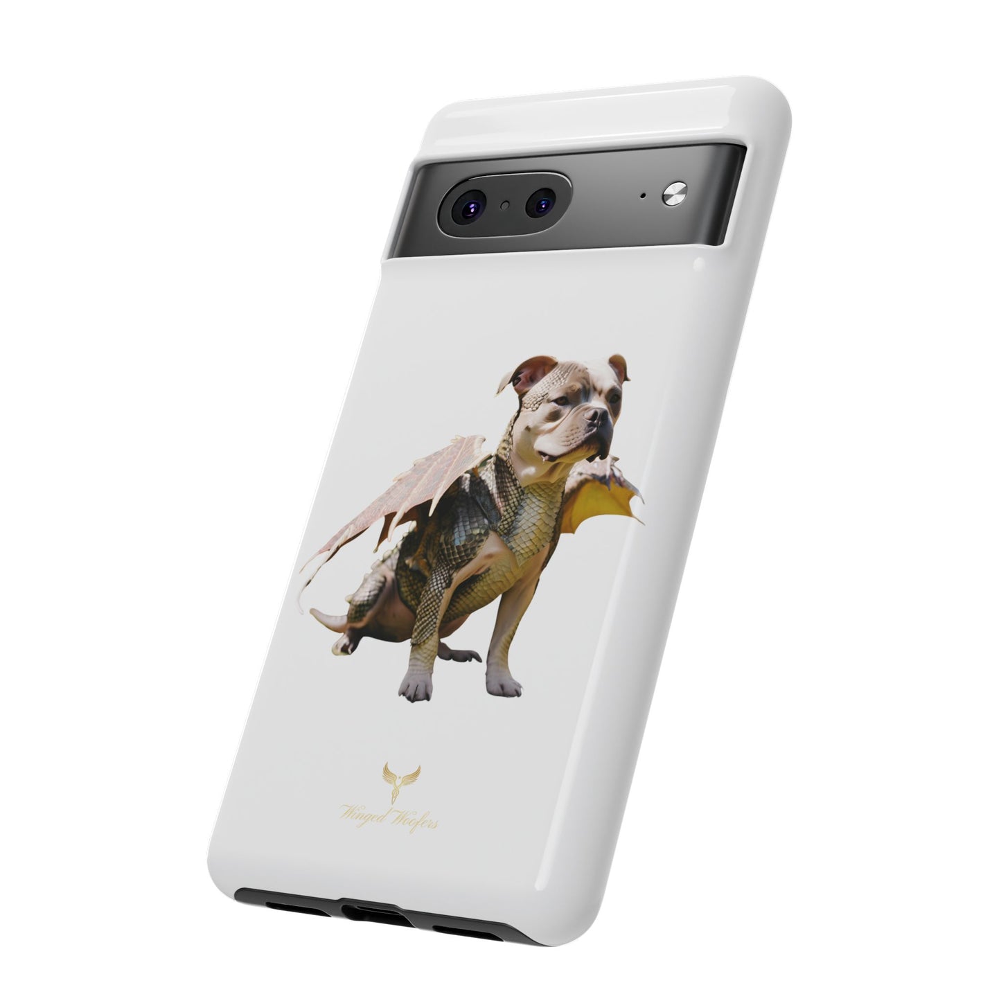 Staffordshire Bulldog Dragon Tough Phone Case - Unique Animal Design for Pet Lovers