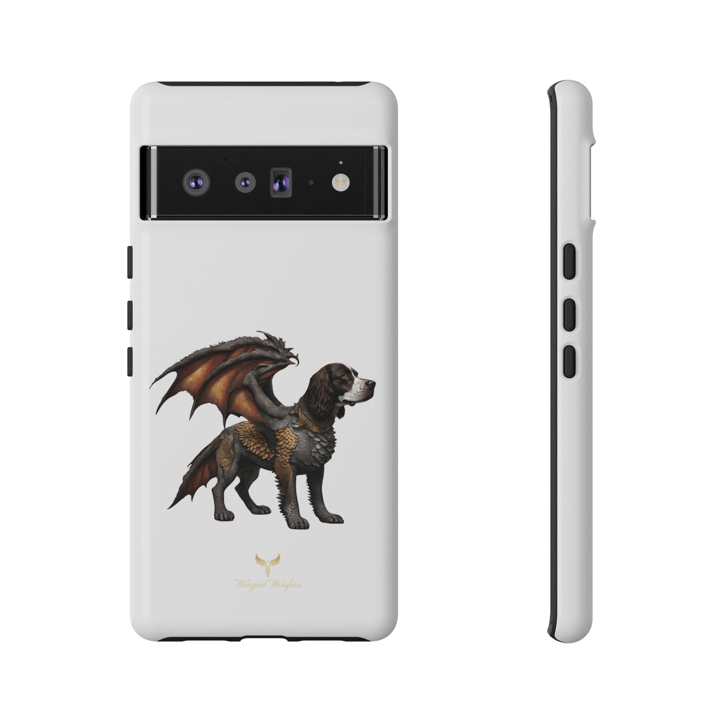 Fantasy Springer Spaniel as a Dragon Phone Case - Tough Cases for Pet Lovers