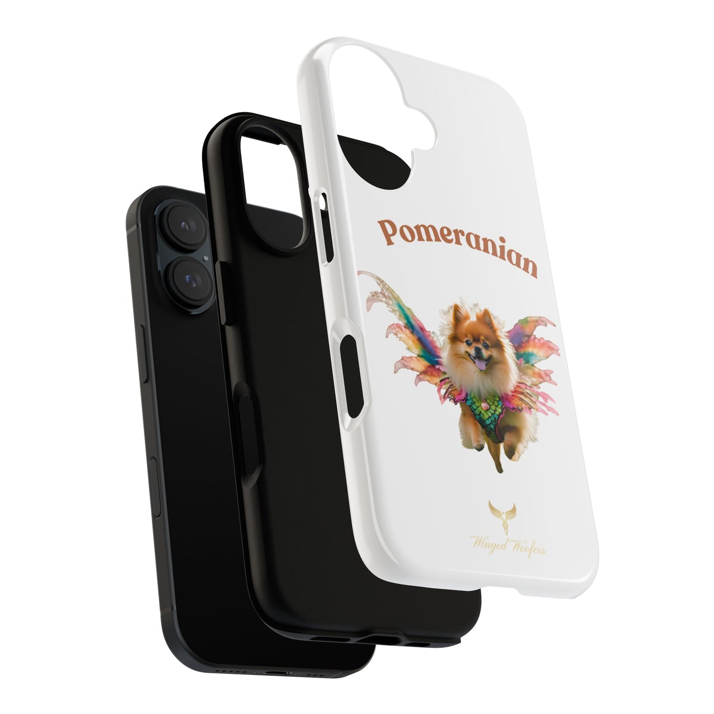 Pomeranian Winged Dog Phone Case – Cute Dog Lover Accessory