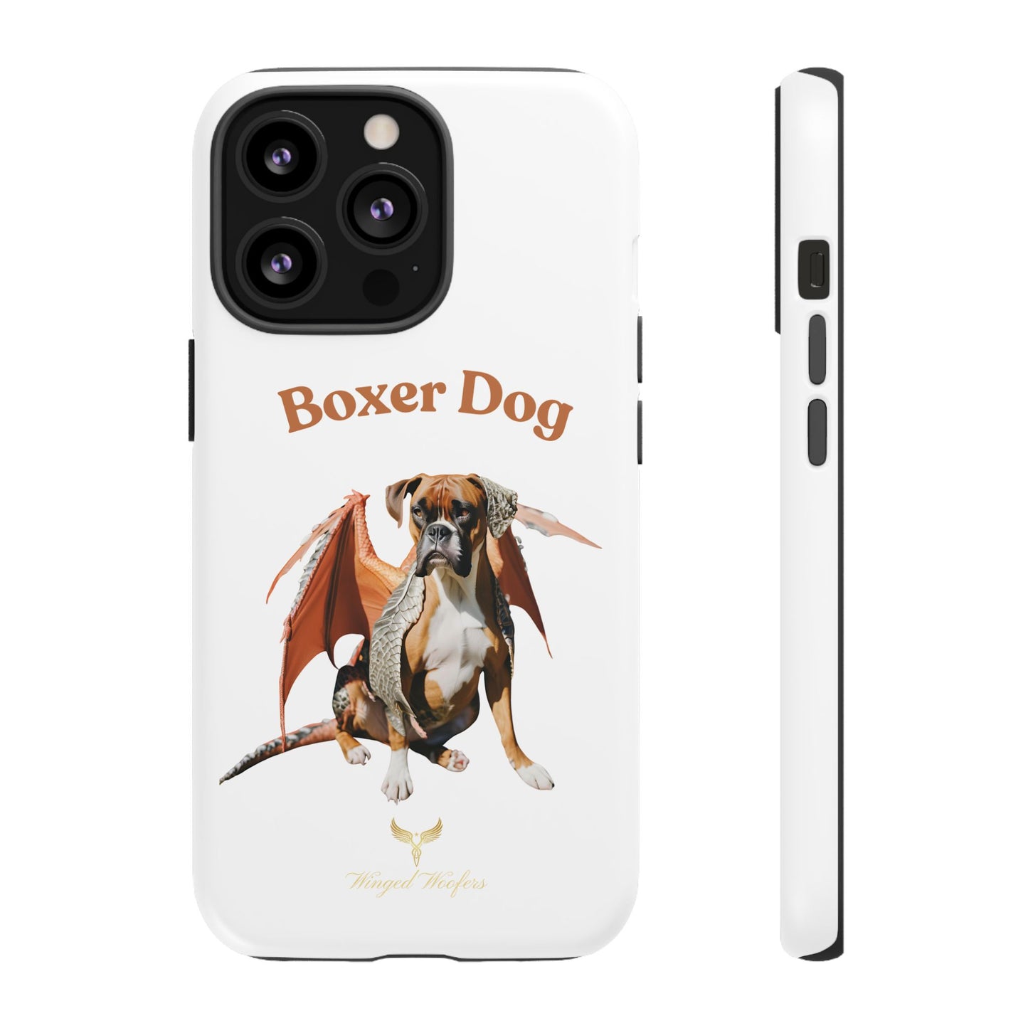 Boxer Dog Dragon Art Phone Case - Tough Cases