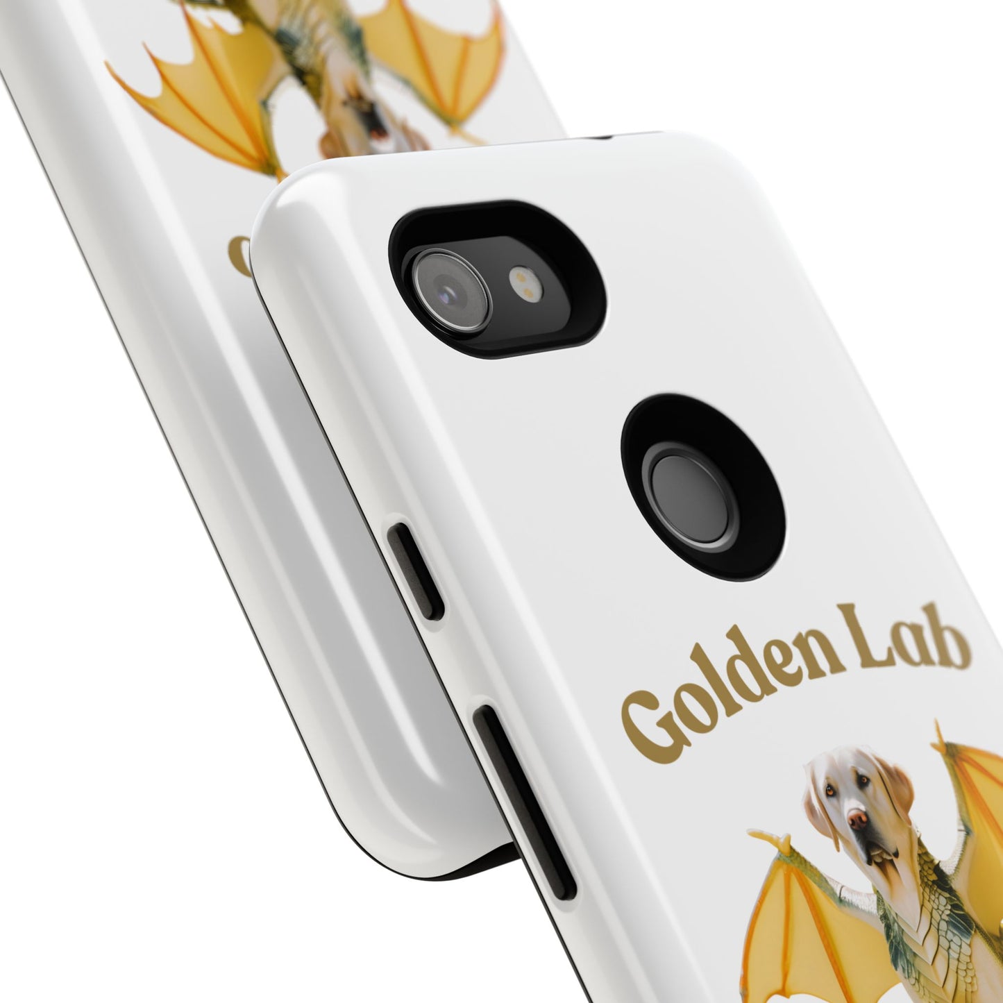 Golden Lab Dragon Phone Case - Tough Protection with a Fun Twist