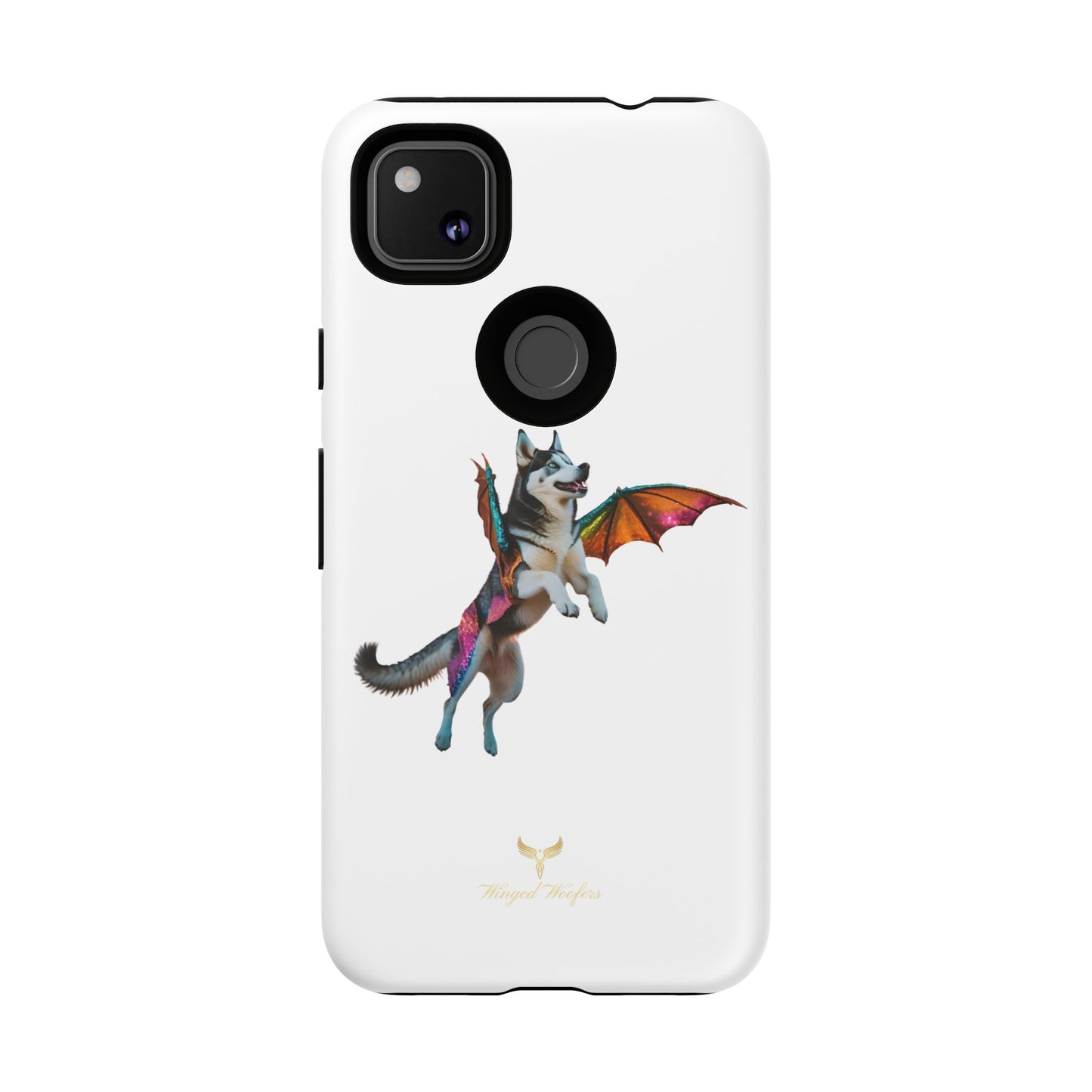 Magical Husky Pet Phone Case - Winged Dog Design | Tough Cases | Unique Animal Lover Gift