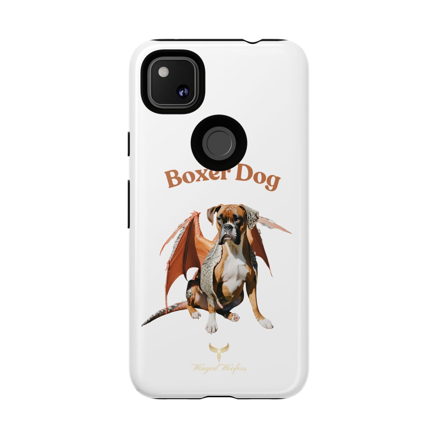 Boxer Dog Dragon Art Phone Case - Tough Cases