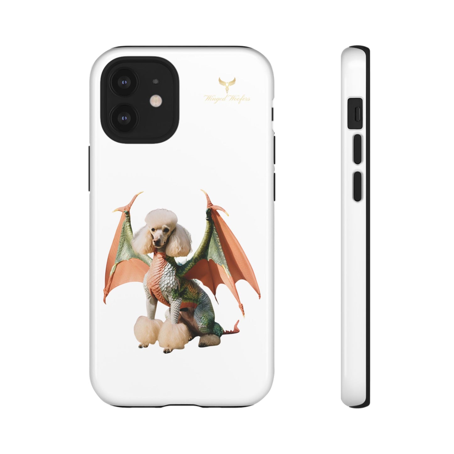 Unique Dragon Poodle Phone Case - Tough Cases for Pet Lovers