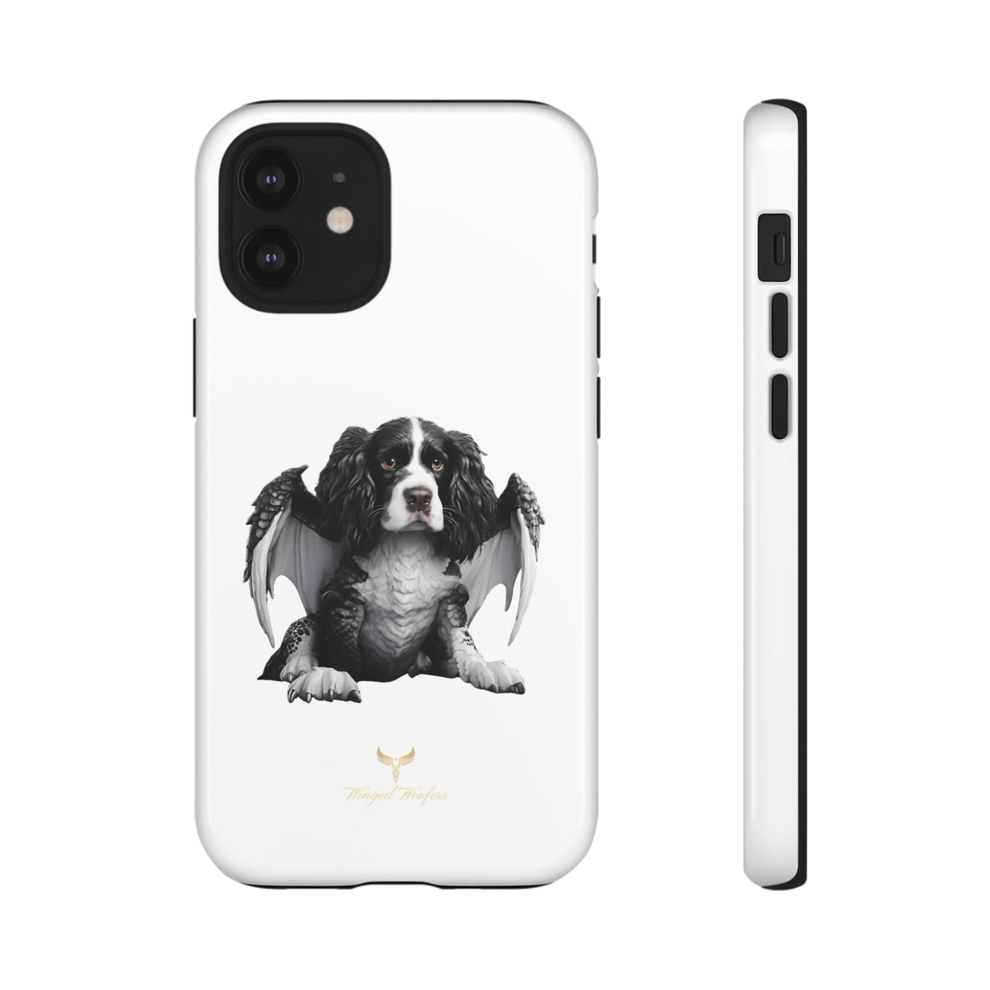 Springer Spaniel Puppy Dragon Winged Dog Phone Case - Tough Cases for Pet Lovers