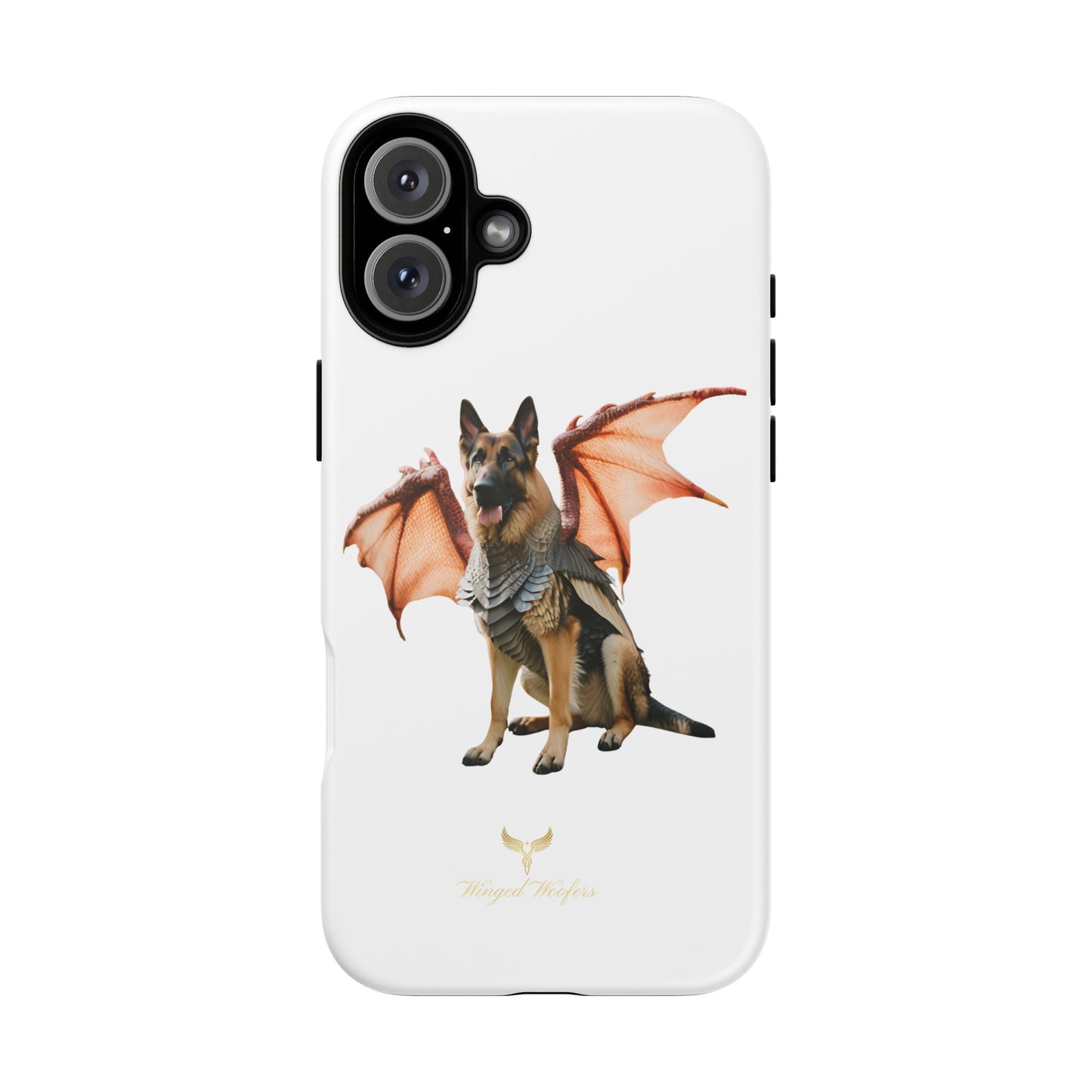 Mythical German Shepherd with Wings Dog iPhone Case | Tough Cases for Pet Lovers