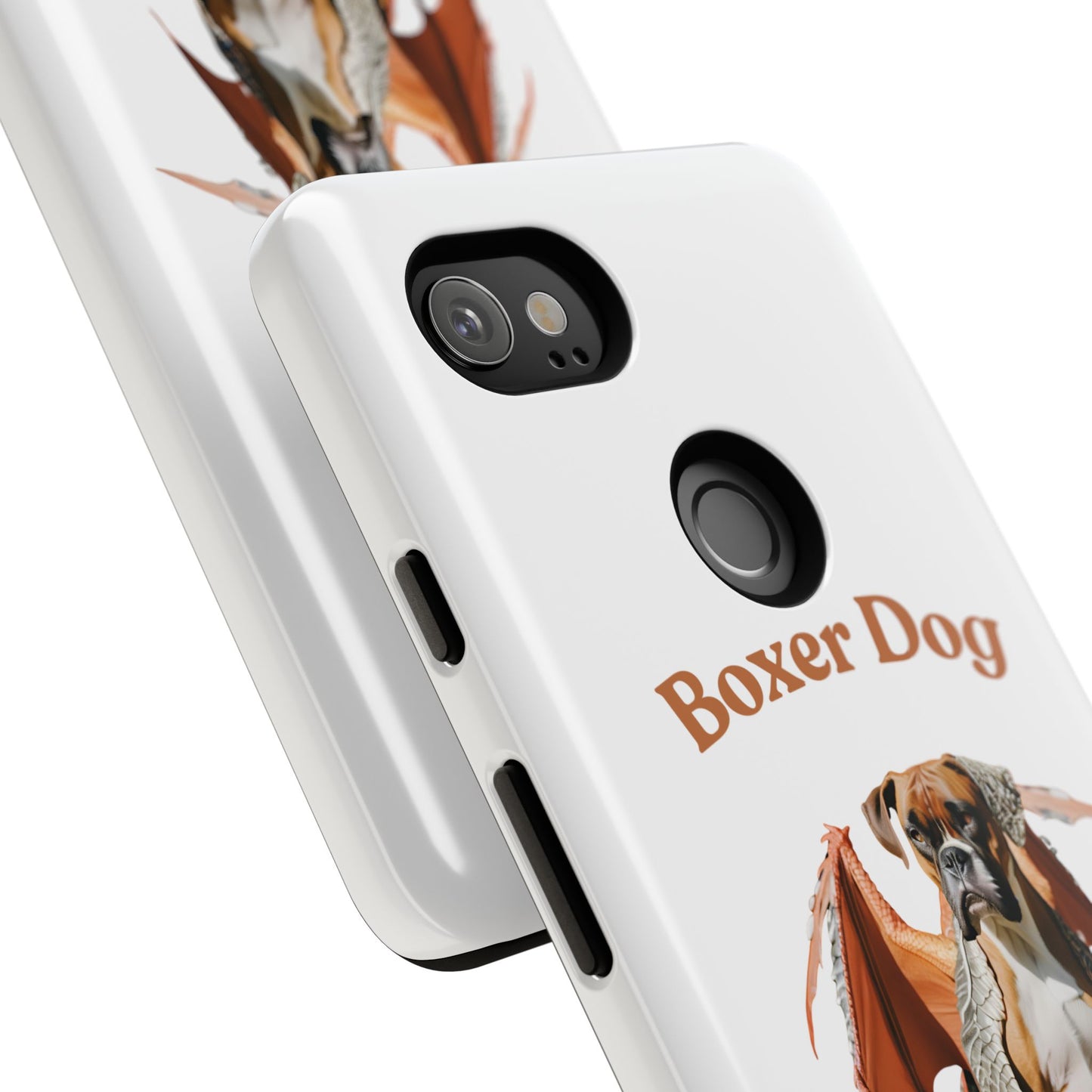 Boxer Dog Dragon Art Phone Case - Tough Cases