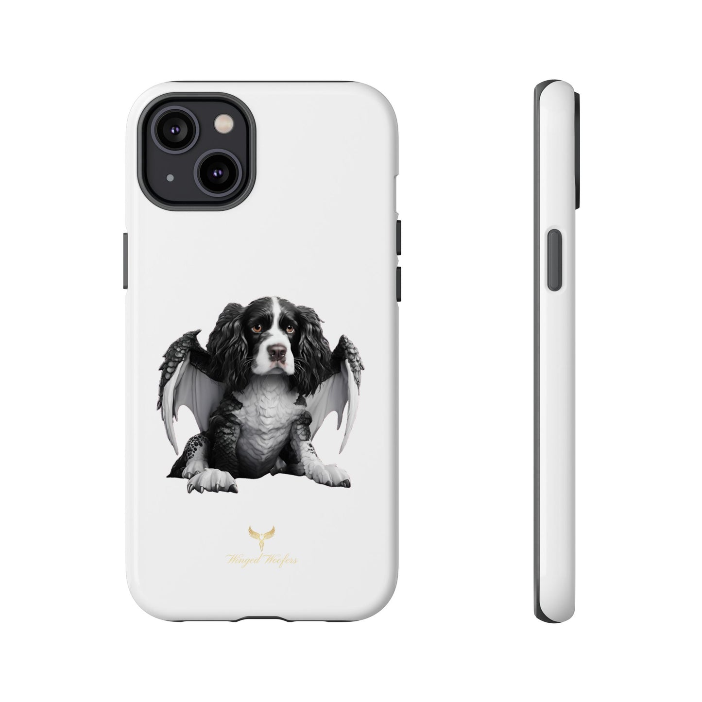 Springer Spaniel Puppy Dragon Winged Dog Phone Case - Tough Cases for Pet Lovers