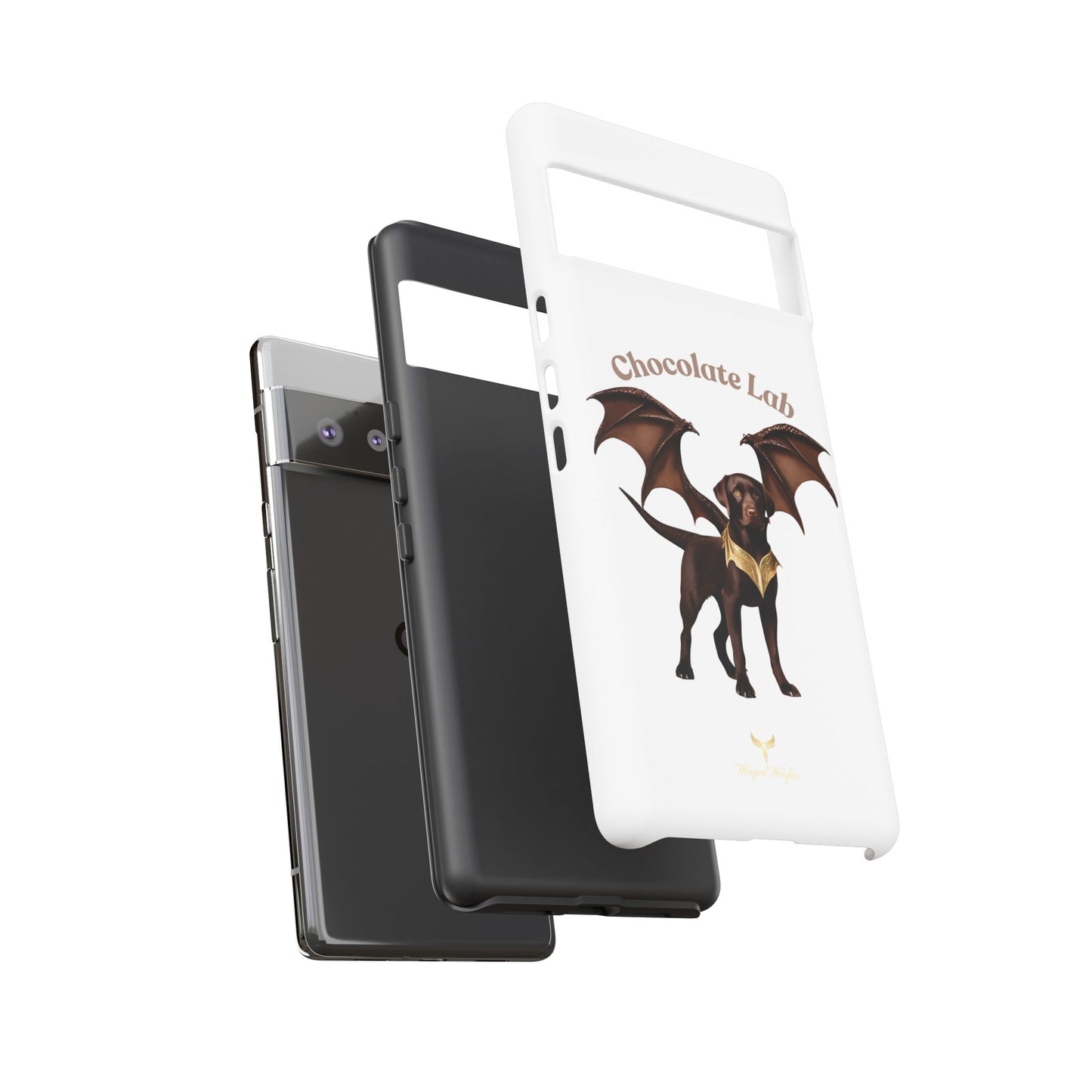 Chocolate Lab Dragon Phone Case - Tough & Stylish for Dog Lovers