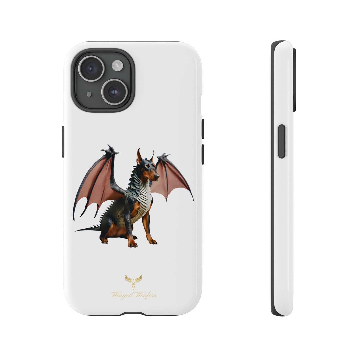 Mythical Doberman Pinscher Dragon Phone Case - Tough & Stylish Protection