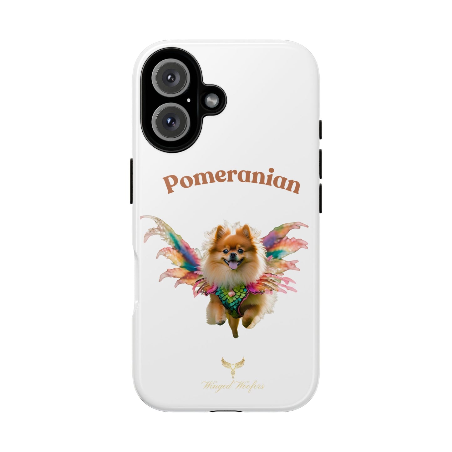 Pomeranian Winged Dog Phone Case – Cute Dog Lover Accessory