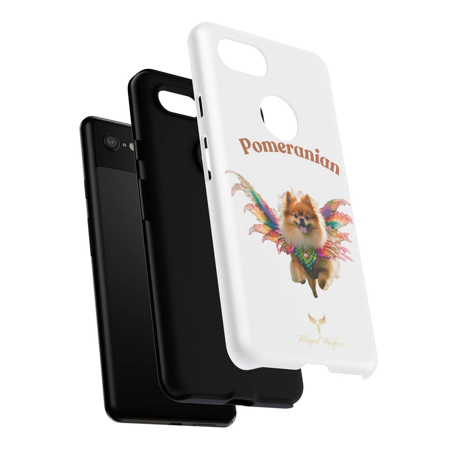 Pomeranian Winged Dog Phone Case – Cute Dog Lover Accessory