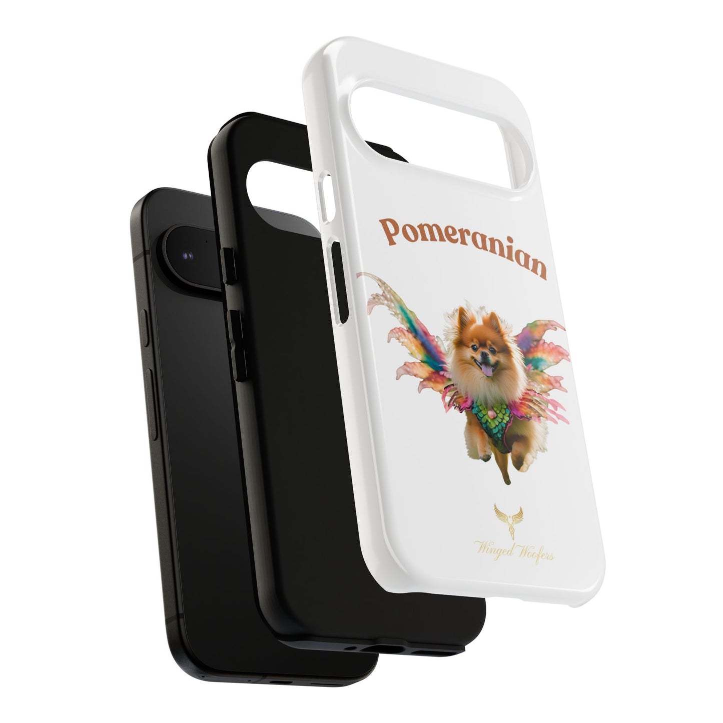 Pomeranian Winged Dog Phone Case – Cute Dog Lover Accessory