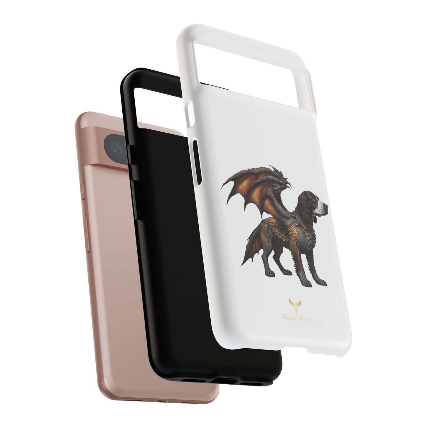 Fantasy Springer Spaniel as a Dragon Phone Case - Tough Cases for Pet Lovers