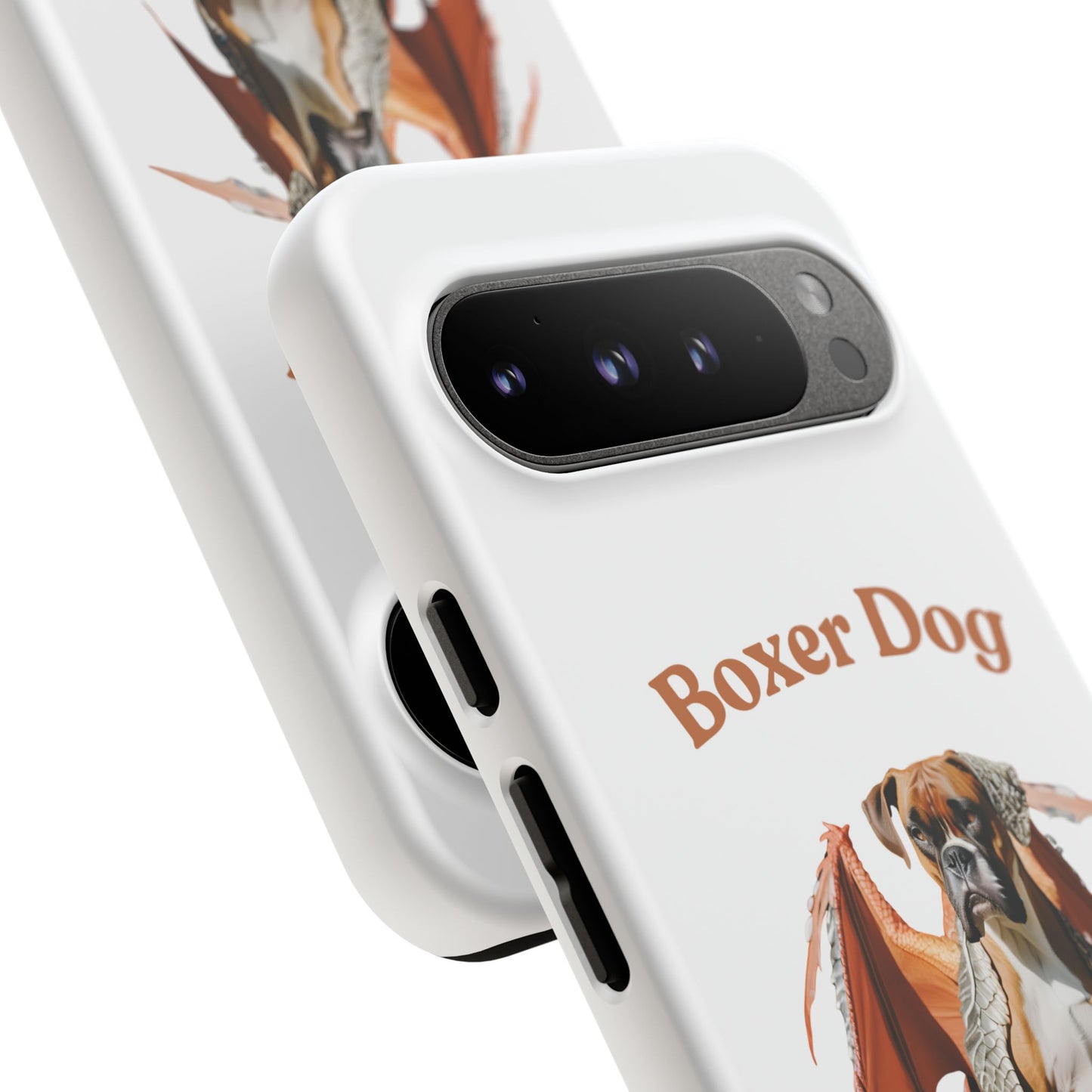 Boxer Dog Dragon Art Phone Case - Tough Cases