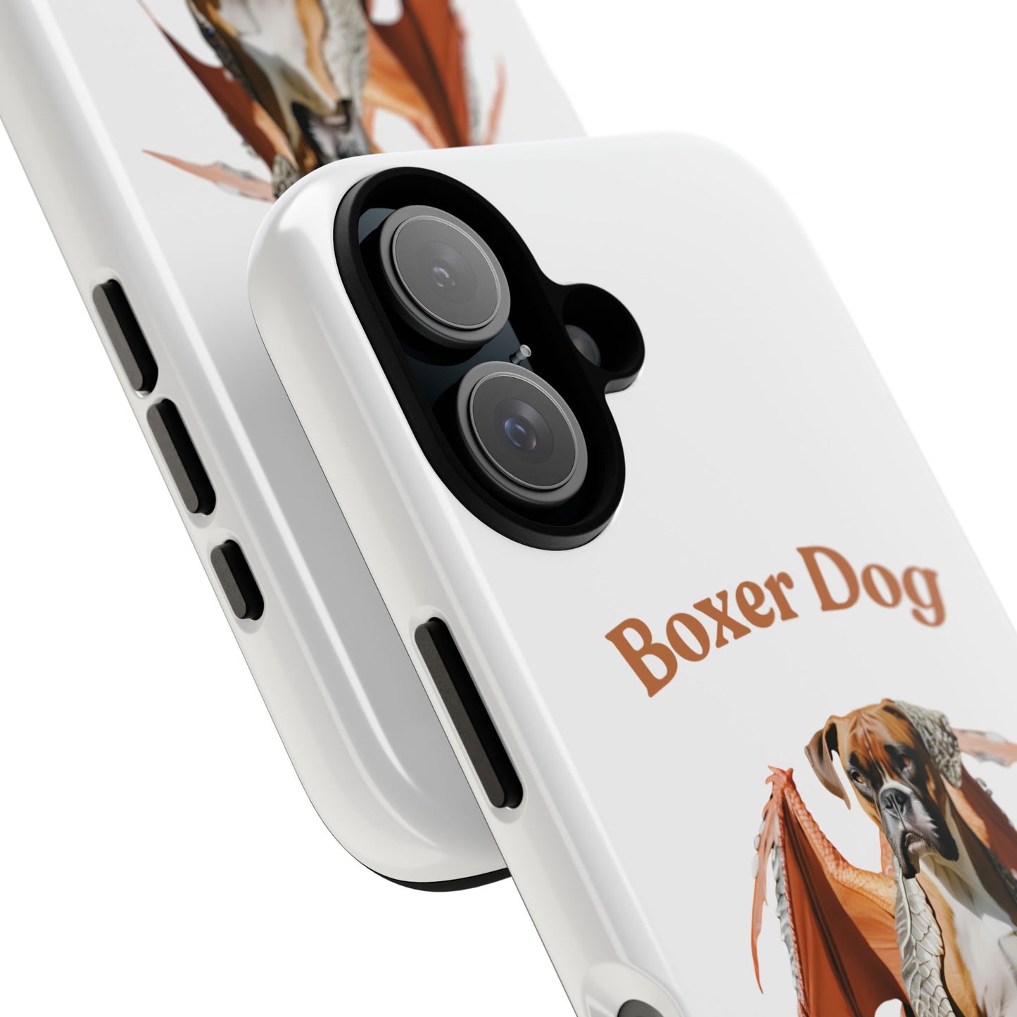 Boxer Dog Dragon Art Phone Case - Tough Cases