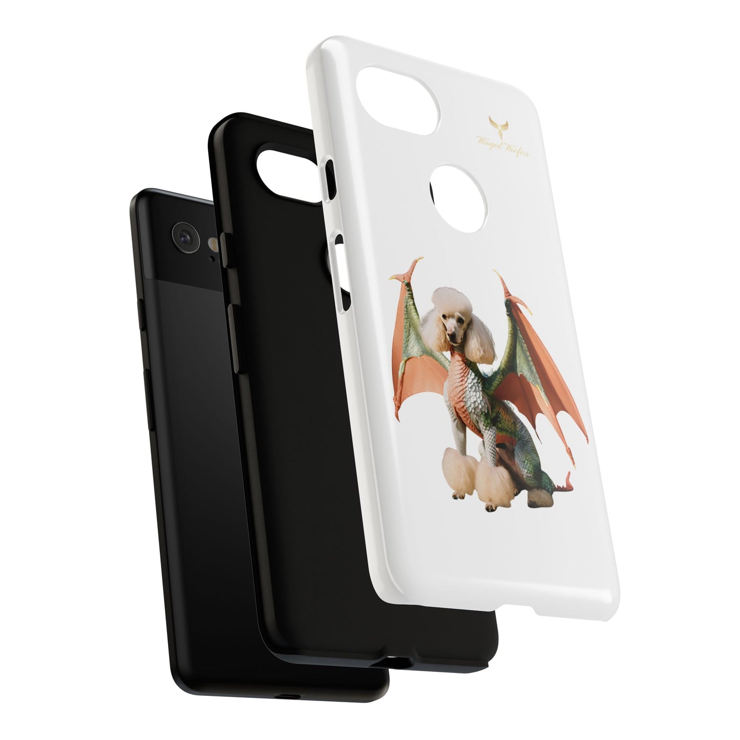 Unique Dragon Poodle Phone Case - Tough Cases for Pet Lovers