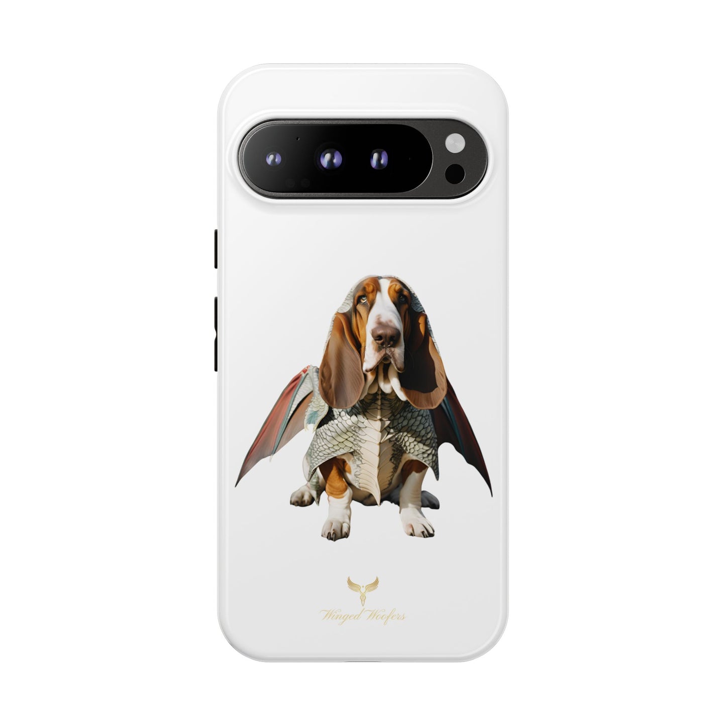 Whimsical Basset Hound Dog Phone Case - Tough Cases for Animal Lovers